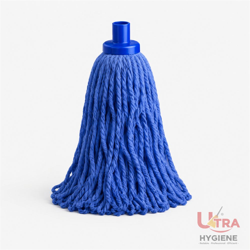 Full Colour Round Mop 300GSM Blue